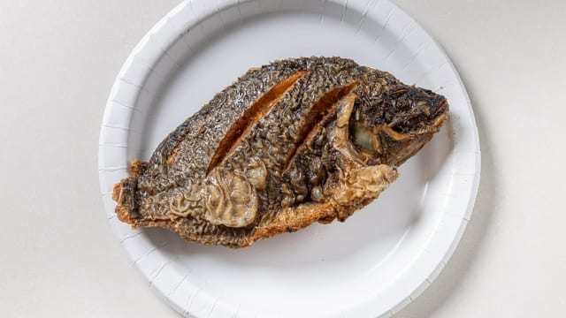 Mojarra Con Tostones Arroz/ens.